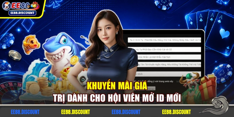 Khuyến mãi giá trị dành cho hội viên mở ID mới